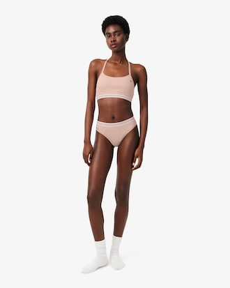 Bralette de algod&oacute;n de canal&eacute;