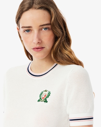 Jersey con escudo bordado de fabricación francesa