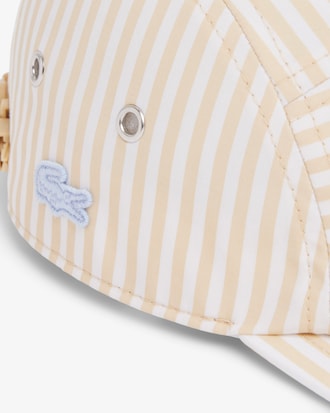 Gorra de jinete de popel&iacute;n de rayas