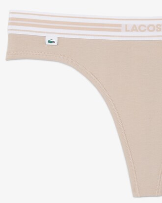 Tanga de algod&oacute;n el&aacute;stico