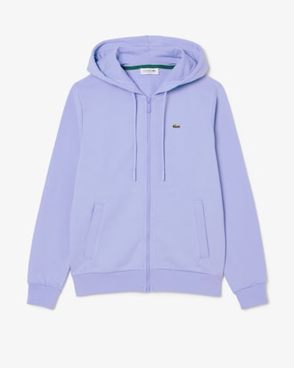 Sudadera con capucha de felpa con cremallera