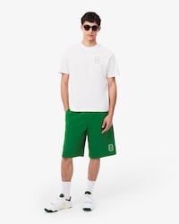 Pantal&oacute;n corto de piqu&eacute; de doble cara de corte holgado