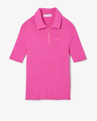 Polo de punto de canalé 3D