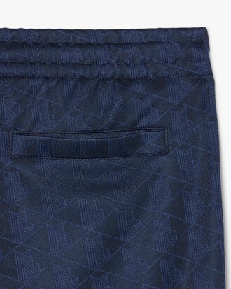 Pantal&oacute;n de ch&aacute;ndal de jacquard con monograma