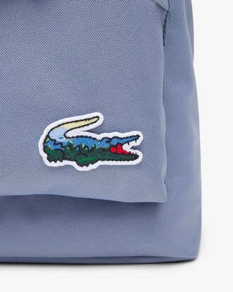 Mochila con cocodrilo con paisaje