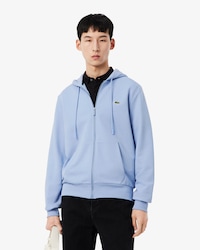 Sudadera de felpa con cremallera de corte cl&aacute;sico