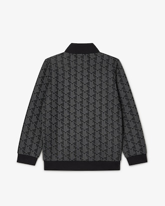 Sudadera de cuello alto con cremallera Paris con monograma