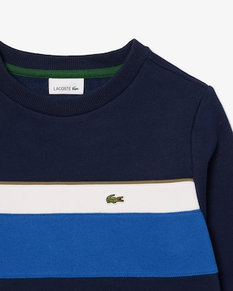 Sudadera de felpa con bloques de color