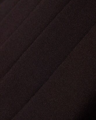 Vestido polo plisado de mezcla de lana