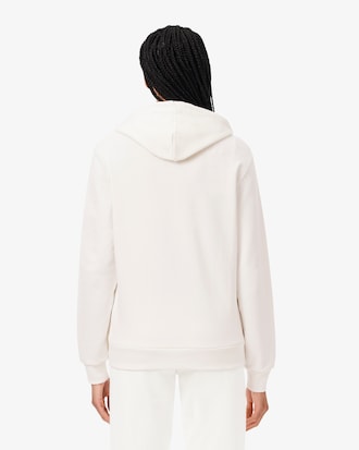 Sudadera con capucha de felpa con cremallera