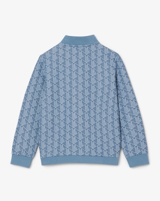 Sudadera de cuello alto con cremallera Paris con monograma
