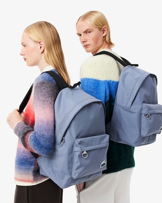 Mochila con cocodrilo con paisaje