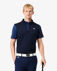 Chaleco de golf fino con media cremallera