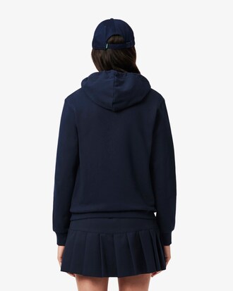 Sudadera con capucha de felpa con cremallera