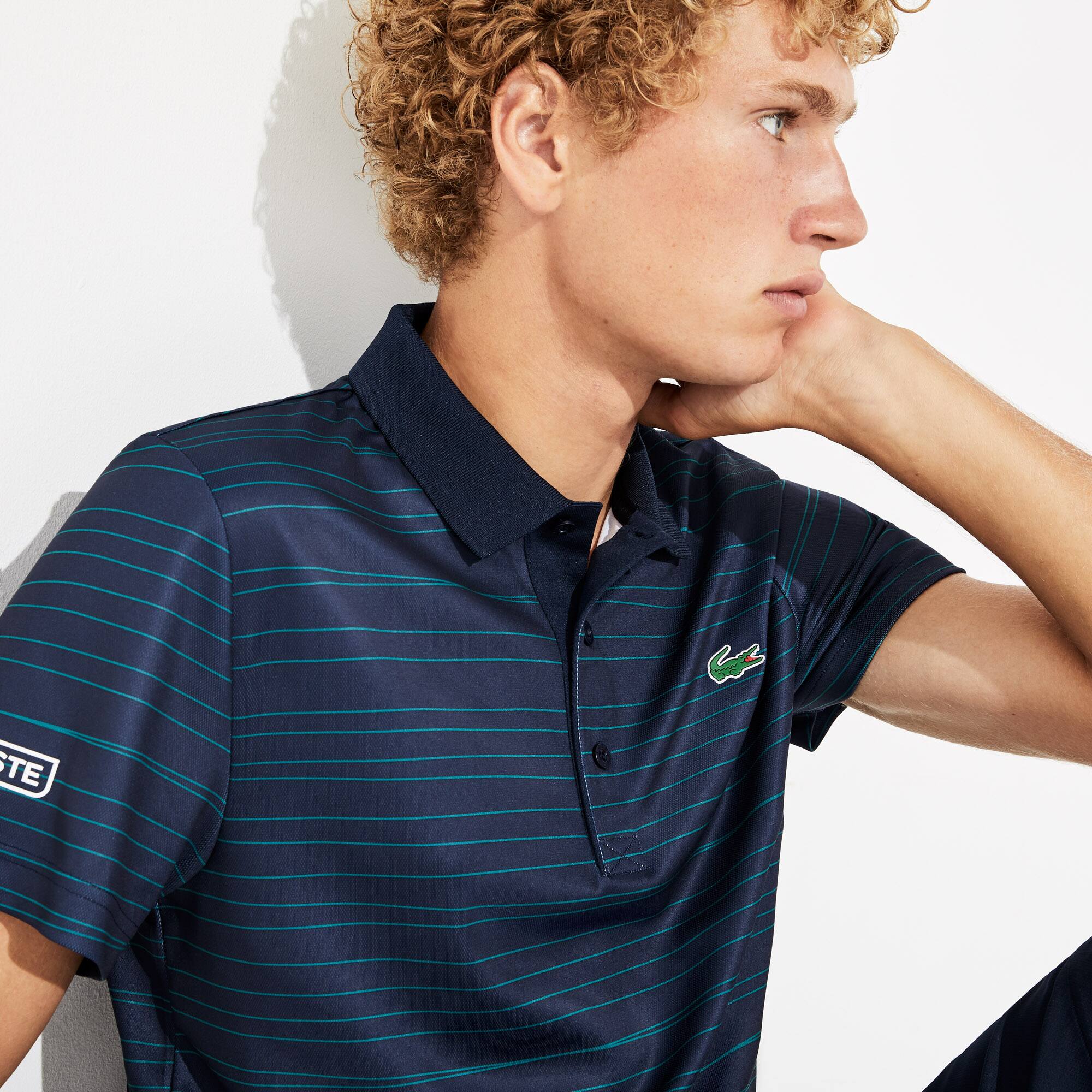 Polo de hombre Lacoste SPORT Tennis en piqué transpirable ...