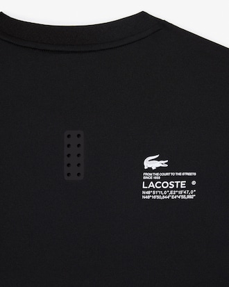 Camiseta deportiva de corte ajustado de punto jersey elástico
