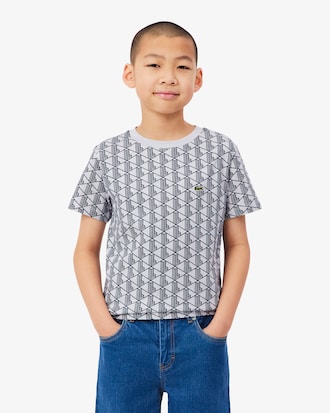 Camiseta de algod&oacute;n con monograma
