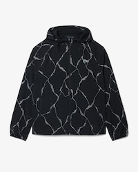 Chaqueta de tenis reflectante con estampado de cocodrilo
