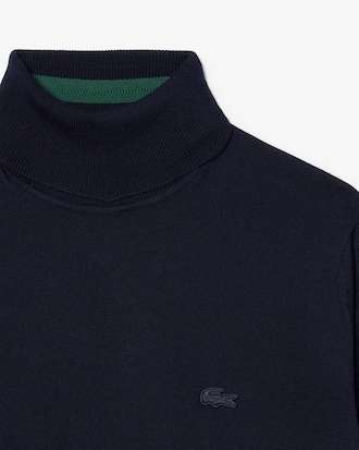 Jersey de cuello redondo de lana merino