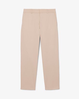 Pantal&oacute;n chino de corte recto de tela gabardina de algod&oacute;n