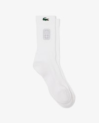 Calcetines de tenis de canal&eacute; de algod&oacute;n