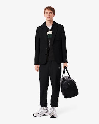 Sudadera con capucha y cremallera color block