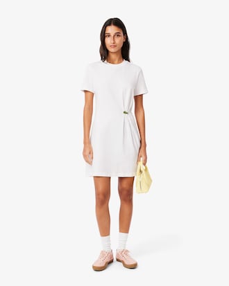 Vestido-camiseta drapeado