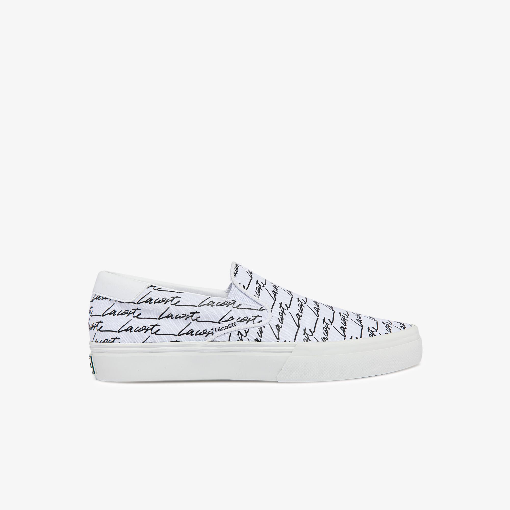 Zapatillas de hombre Jump Serve Slip en lona estampada | LACOSTE