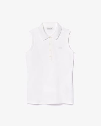 Polo sin mangas elástico de corte ajustado L.12.D