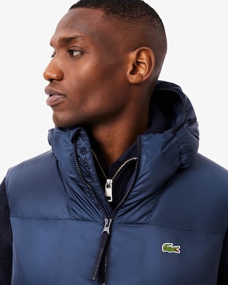 Chaqueta acolchada corta hidr&oacute;fuga