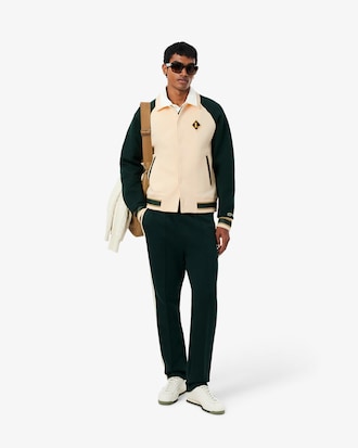 Chaqueta con insignia de estilo universitario y de fabricaci&oacute;n francesa