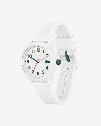 Reloj infantil Lacoste.12.12 con correa de silicona blanca