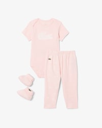 Conjunto de beb&eacute; de algod&oacute;n estampado