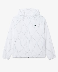 Chaqueta de tenis reflectante con estampado de cocodrilo