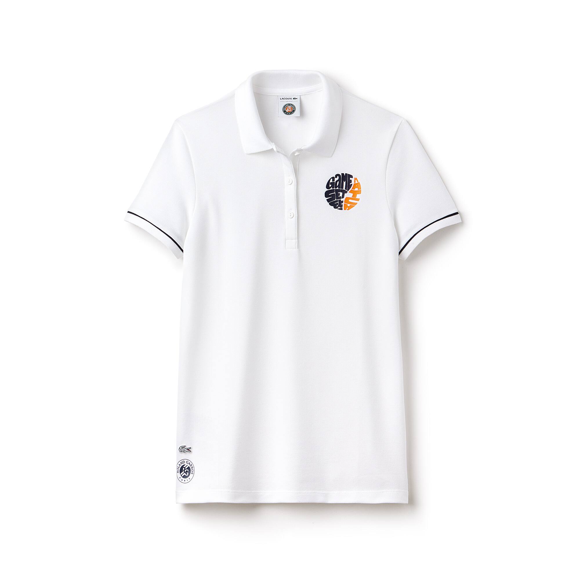 Polo Lacoste Sport De Mini Piqué Elástico Edición Roland Garros