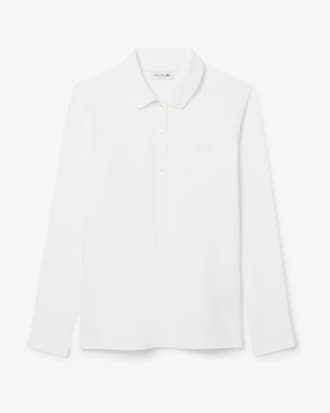 Polo de corte ajustado de minipiqu&eacute; el&aacute;stico L.12.D