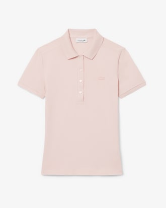 Polo de mujer Lacoste en piqu&eacute; de algod&oacute;n stretch