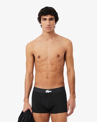 Pack de 3 calzoncillos tipo b&oacute;xer de punto jersey el&aacute;stico