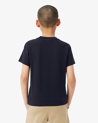 Camiseta de algod&oacute;n con bloques de color