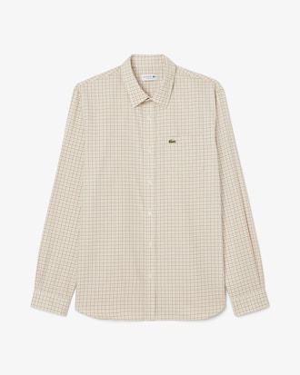 Camisa de corte regular de franela con cuadros escoceses