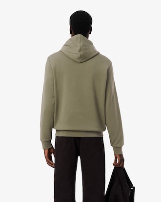 Sudadera con capucha y cremallera con rayas de logotipo