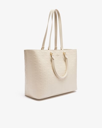 Bolso tote Maheki de piel estampada en relieve