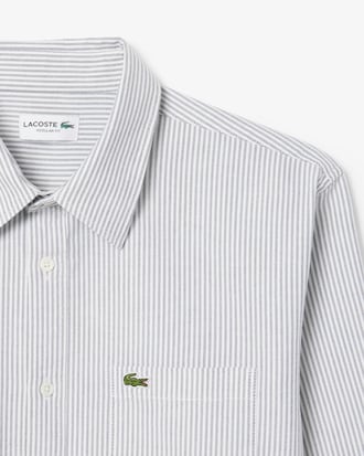 Camisa Oxford de corte regular de rayas