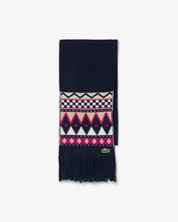 Bufanda de jacquard inspirada en los archivos