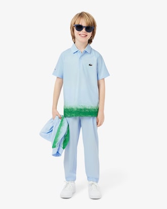 Polo de punto jersey elástico Lacoste x Daniil Medvedev