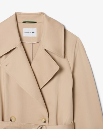 Gabardina oversized hidr&oacute;fuga