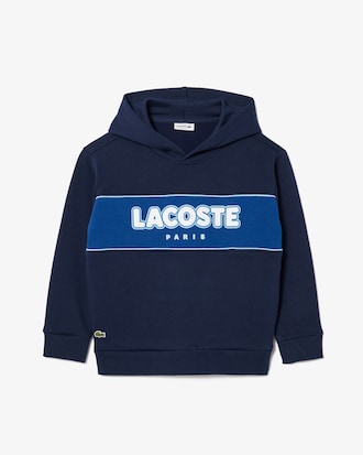 Sudadera de felpa con estampado en contraste