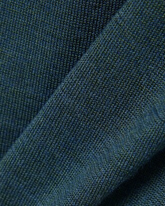 Jersey de hombre de lana merino con cuello polo Runway