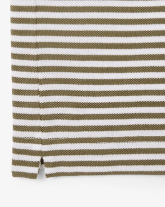 Polo de corte cl&aacute;sico de petit piqu&eacute; de rayas L.12.12