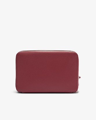 Bolso pequeño con cremallera Chantaco de piel efecto piqué